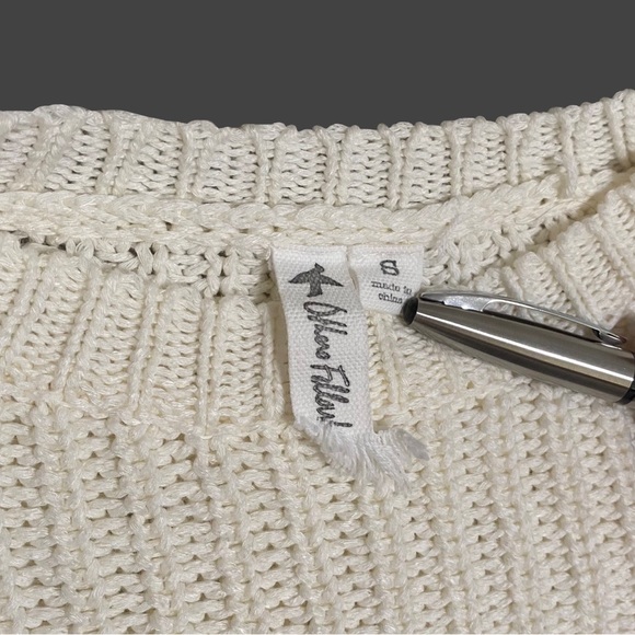 BEIGE CROCHET SWEATER - Picture 4 of 5